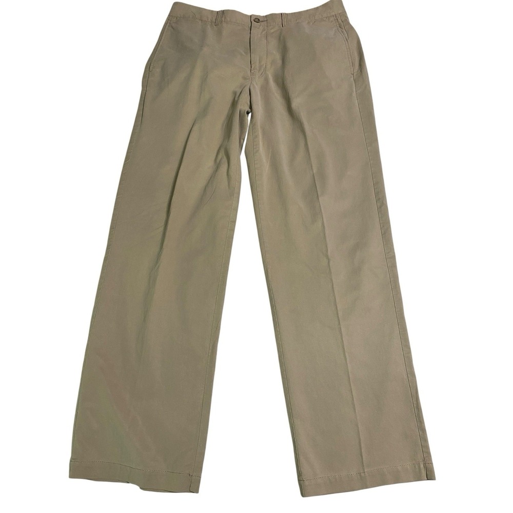 Tommy Bahama Front Nine Chino Pants Mens 34x32 Khaki Beige Stretch Golf Casual